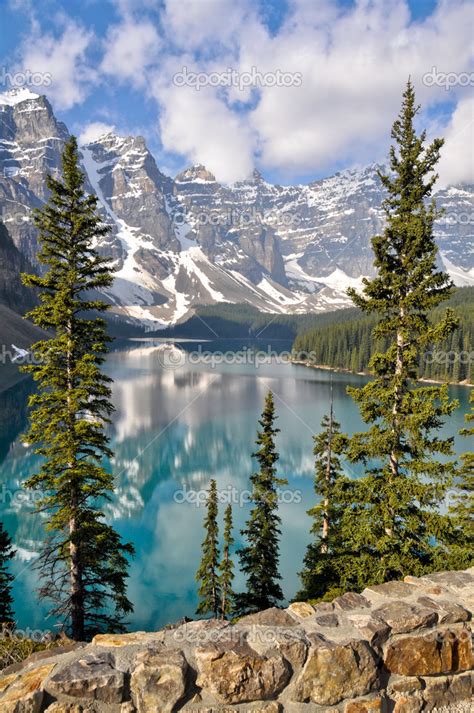 Moraine Lake Rocky Mountains Canada Stock Photo By ©naticastillog