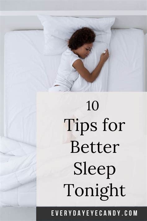 10 Tips For Better Sleep Tonight