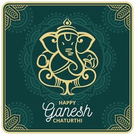 Happy Ganesh Chaturthi Stickers For Whatsapp And Hike Facebook Messenger