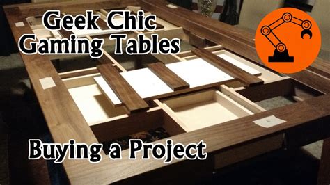 Geek Chic Gaming Tables Part 1 The Auction And Getting Started Youtube