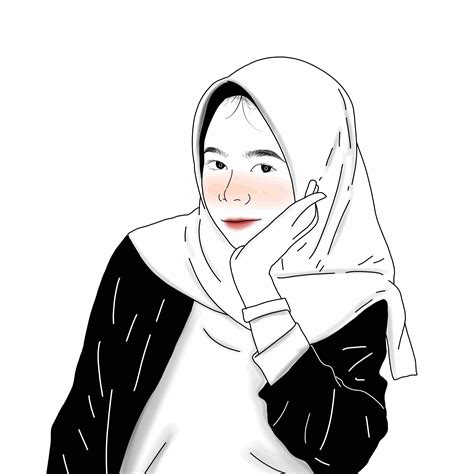 √215+ gambar kartun muslimah cantik, lucu dan bercadar hd. Gambar Ilustrasi Kartun Hijab - Gambar Ilustrasi