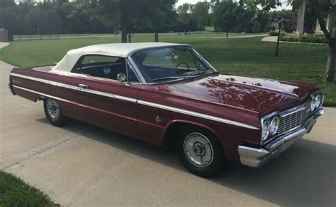 Original 409 1964 Chevrolet Impala Ss Convertible Barn Finds