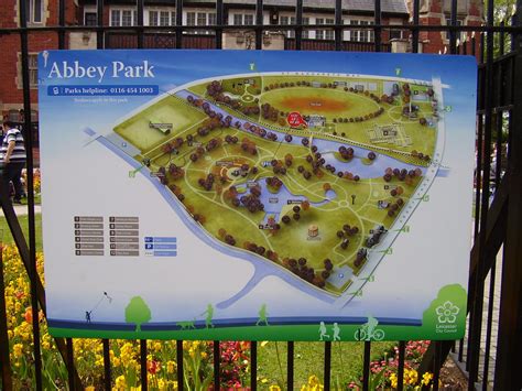 Map Of Abbey Park Leicester England