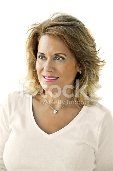 Mature Woman Smiling Outdoors Stock Photo Download Image Now Istock 62c
