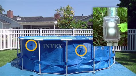 Каркасный бассейн 457х122см Intex Metal Frame Pool 28242 Youtube