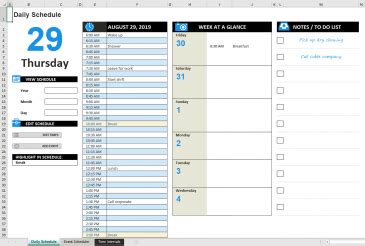 12 Daily Schedule Template Ideas How To Make A Schedule Daily Time
