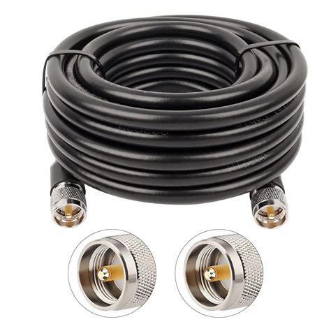 Buy Xrds Rf Kmr 400 Uhf Coaxial Cable 25ft Pl 259 Uhf Male To Male