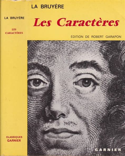 Les Caractéres Jean De La Bruyère Libro Usato Editions Garnier