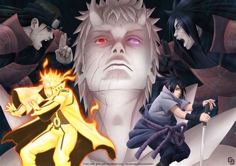 Naruto Y Sasuke Vs Obito By Gran Jefe On Deviantart