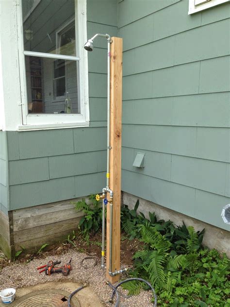 Do It Yourself Outdoor Shower Enclosure Diy Closet Island