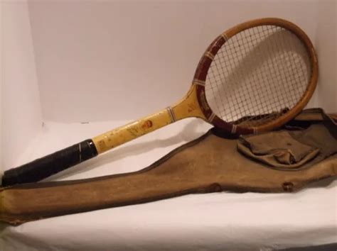 Vintage Wilson Don Budge Famous Player Series Wood Tennis Racquet Racket W Case Picclick