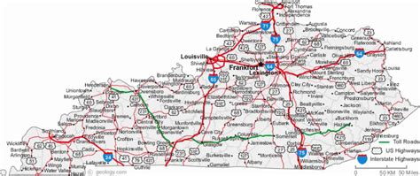 Map Of Ky Cities