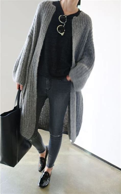 30 lovely cardigan outfit ideas this winter fashion street style clothes