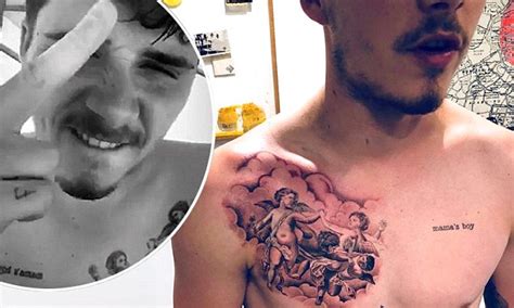 Brooklyn beckham is one tattoo closer to being david's. Brooklyn Beckham adds to angel tattoo that looks similar ...