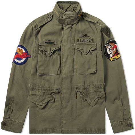 Polo Ralph Lauren M 65 Combat Jacket Soldier Olive End De