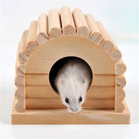 Cute Mini Hamster Supplies Toys Small Pet Hamster Nest House Cage Villa