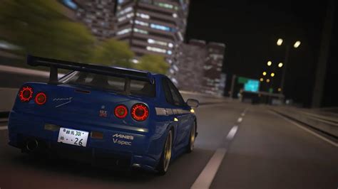 Nissan Skyline Gt R R Shutoko Expressway Midnight Run R