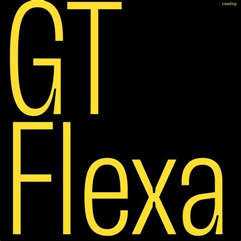 Gt Flexa Typeface — Arena