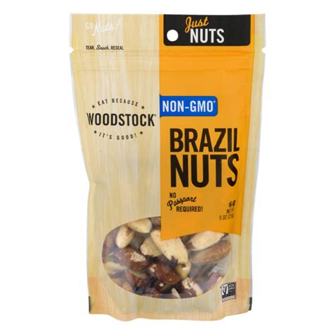 Woodstock Non Gmo Brazil Nuts 9 Oz Instacart