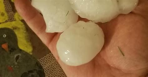 Some Golf Tennis Ball Sized Hail In Carrollton Early This Morning Imgur