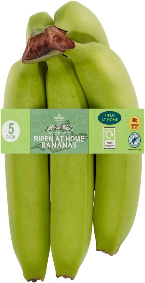 Morrisons Ripen At Home Bananas Pack Of 5 Uk Grocery