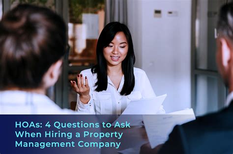 Hoas 4 Questions To Ask When Hiring A Property Management Company