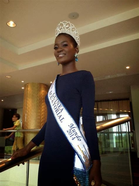 Miss World Equatorial Guinea 2014 Agnes Genoveva Cheba Ade Miss