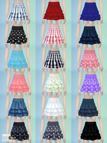 Suspender Tiered Skirt At Marigold Sims 4 Updates