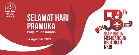 63 Spanduk Hari Pramuka 2019