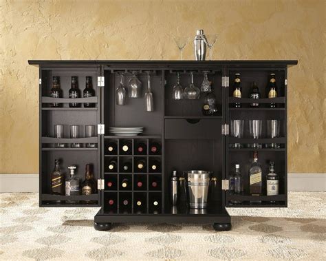 Pottstown Expandable Bar Cabinet With Wine Storage With Images Home