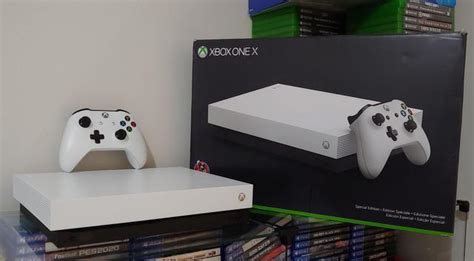 Console Xbox One X 4k 1tb Edição Limitada Branco Troco Em Paulínia