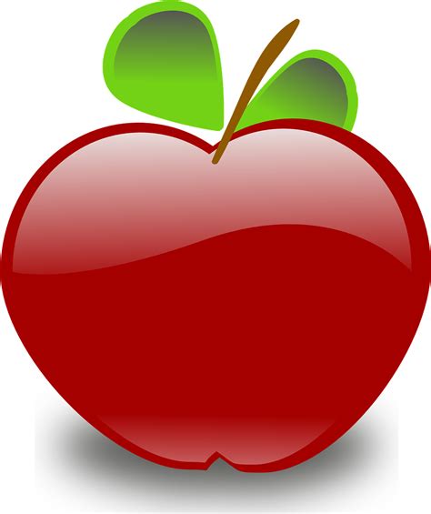 Red Apple Fruit Leaves Food Png Image Clipart Apple Transparent