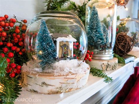 Diy Snow Globe Terrariums 2 Bees In A Pod