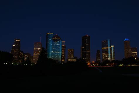 Houston skyline at night | Picture Focus