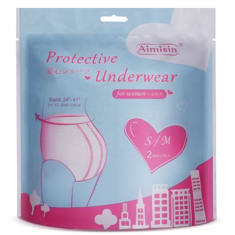 China Disposable Women Period Menstrual Sanitary Panties Manufacturers