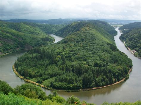 Saarschleife Foto And Bild Landschaft Bach Fluss And See Flüsse Und