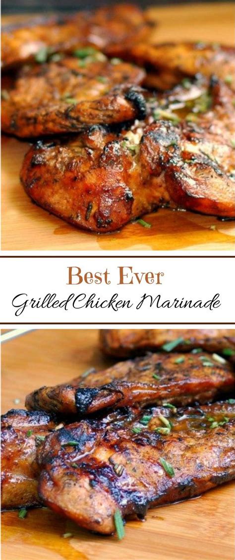 Grilled chicken is a backyard cookout staple , but it tends to have a bad reputation. The BEST EVER Grilled Chicken Marinade #Summerrecipe # ...