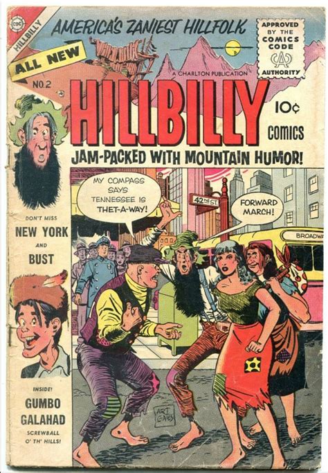 Hillbilly Comics 2 Oct 1955 Art Gates C A Quadrinhos Pop Art