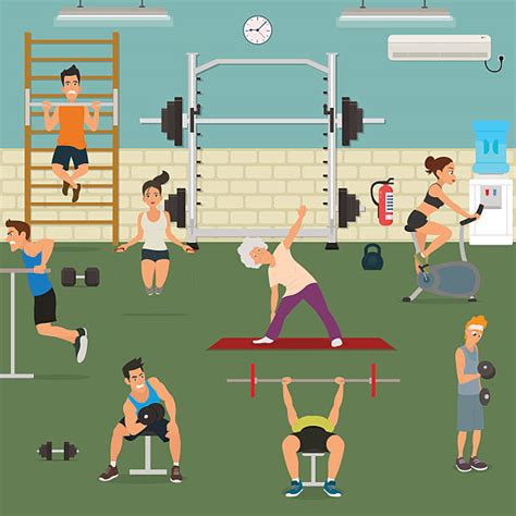 Open Gym Illustrations Royalty Free Vector Graphics And Clip Art Istock