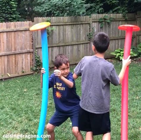 10 Outdoor Pool Noodle Games ⋆ Raising Dragons Noodles Games Pool