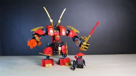 Lego 70500 Ninjago Kais Fire Mech Bela Bootleg Review Youtube