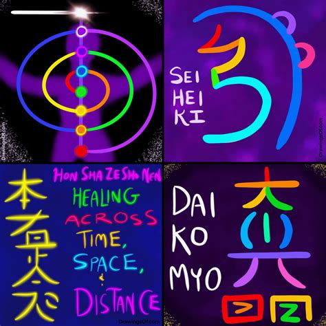 Reiki Symbols Meaning And Drawings Of Each Drawings Of