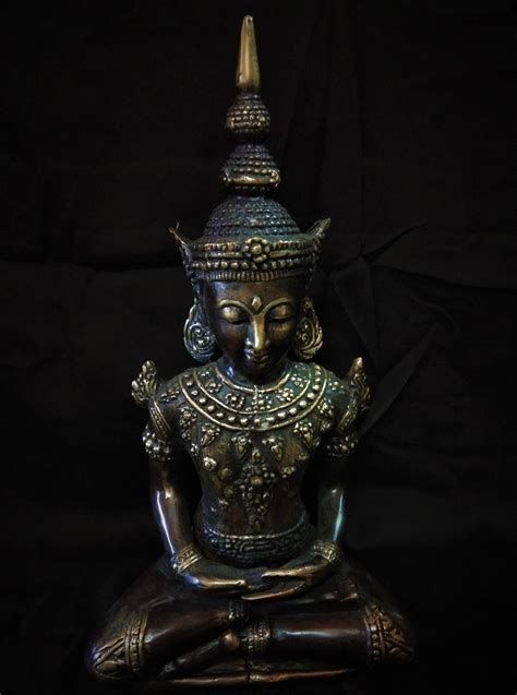 Royal Ayutthaya Meditating Buddha Thailand Statue 11 Spiritual