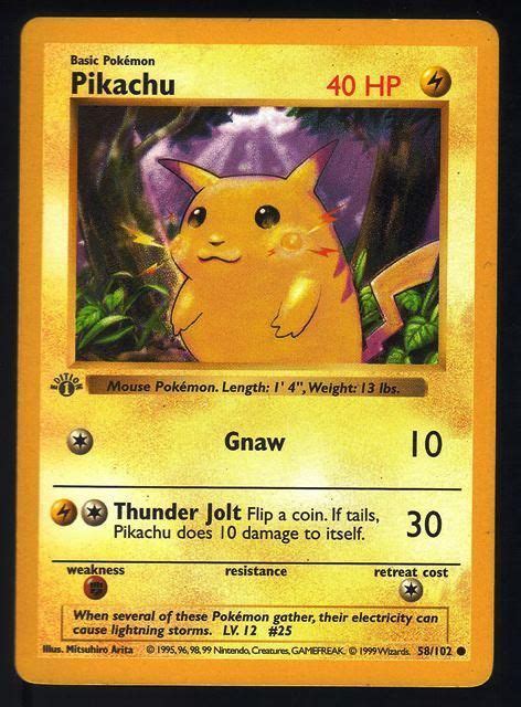 Pikachu ultra pro pokemon card folder 240 pockets portfolio binder album toy diy. Pokemon, Pikachu, 1st Edition, First, Shadowless, Base Set | Pikachu pokemon card, Old pokemon ...
