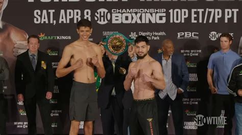 Fighters Weigh In Ahead Of Their Saturday Night Bouts Youtube Boxing Showtime Championship