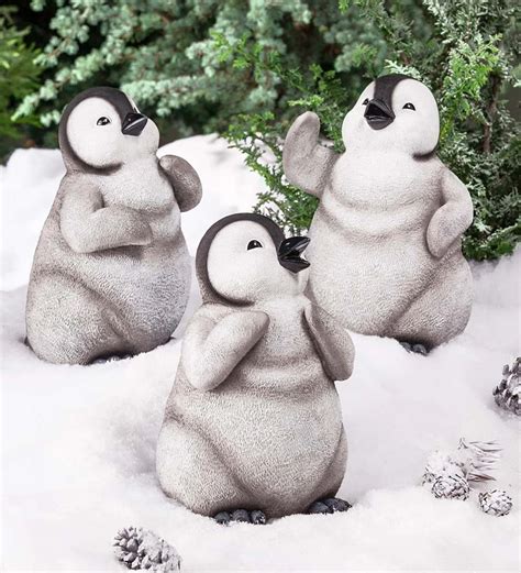 1 Penguin Set Of 3 Assorted Soldify Baby Penguins