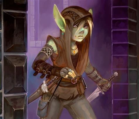 Goblin Female Tumblr Character Portraits Dungeons And Dragons