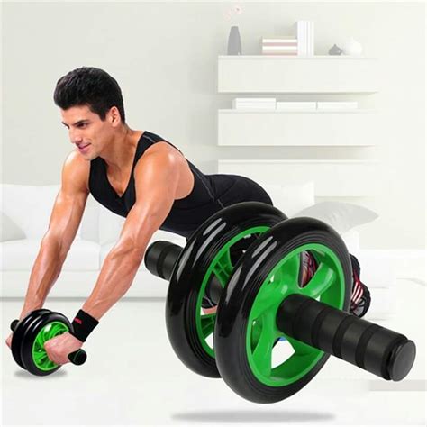 Ab Wheel Double Wheel Fitness Abs Roller Moz Fine Collections