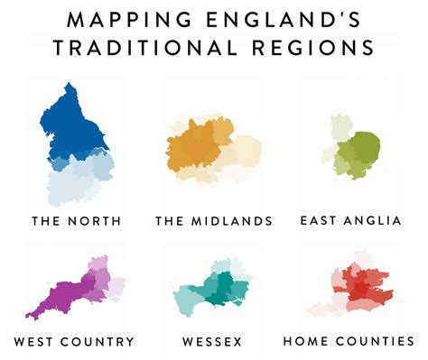Mapping Englands Traditional Regions Vivid Maps