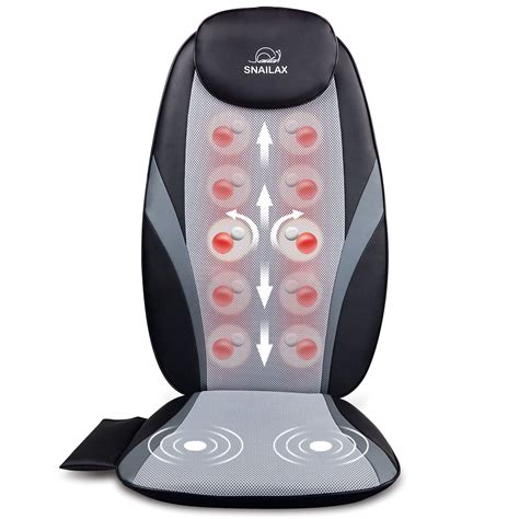 Buy Snailax Shiatsu Massage Cushion With Heat Massage Chair Pad